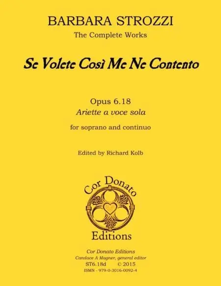 Se volete così me ne contento