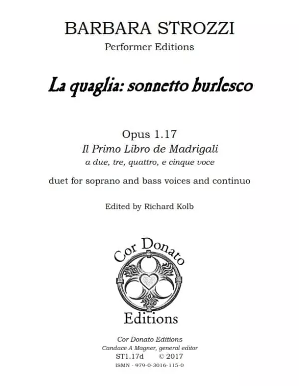 La Qualglia: Sonnetto Burlesco