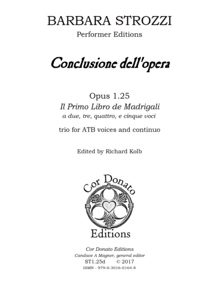 Conclusione dell'Opera