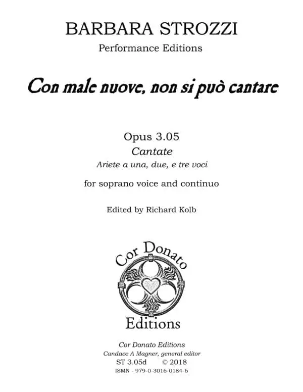 Con male nuove, non si può cantare