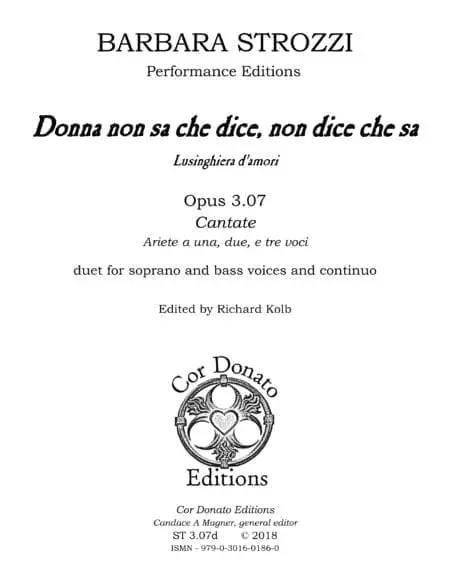Donna non sa che dice, non dice che sa