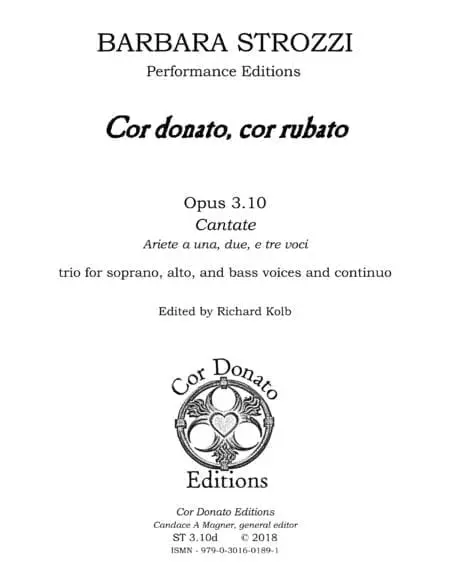 Cor Donato, Cor Rubato (Contrasto tra Filindo, Dori, e Tirsi)