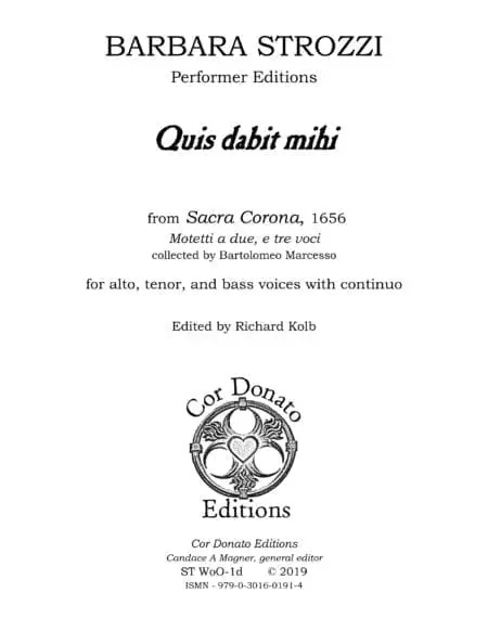 Quis Dabit Mihi