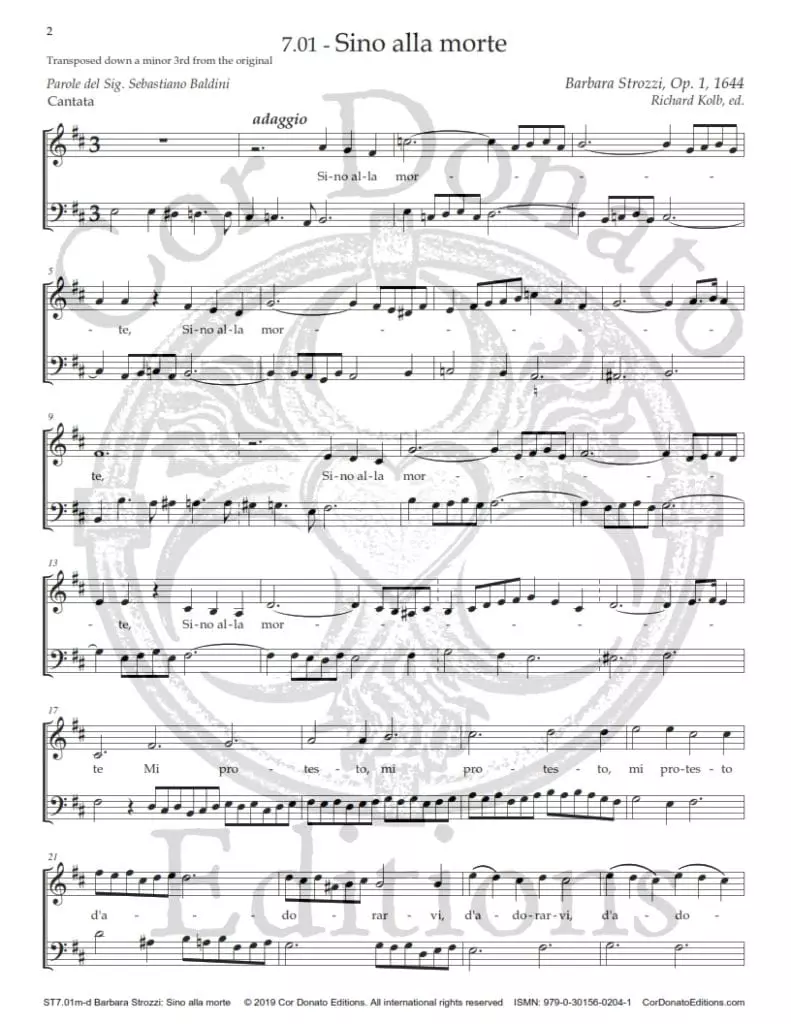 Sino alla morte · Cor Donato Editions