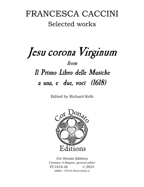 Jesu corona Virginum