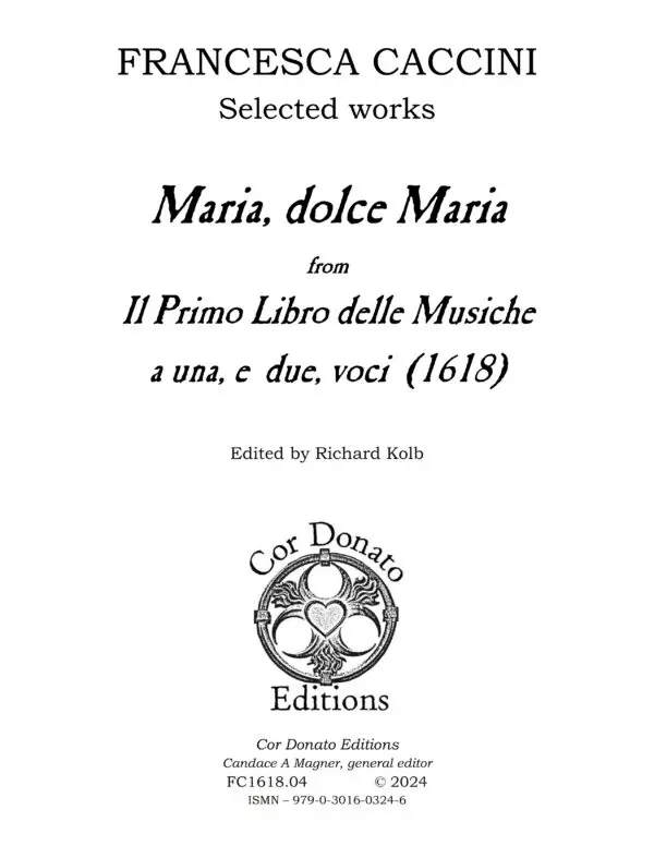 Maria, dolce Maria