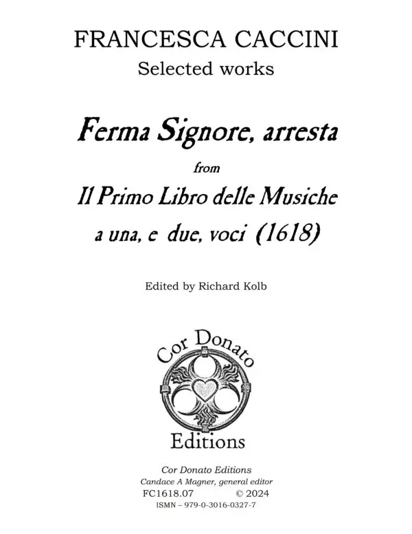 Ferma, Signore, arresta