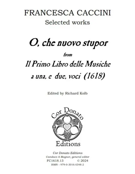 O che nuovo stupor