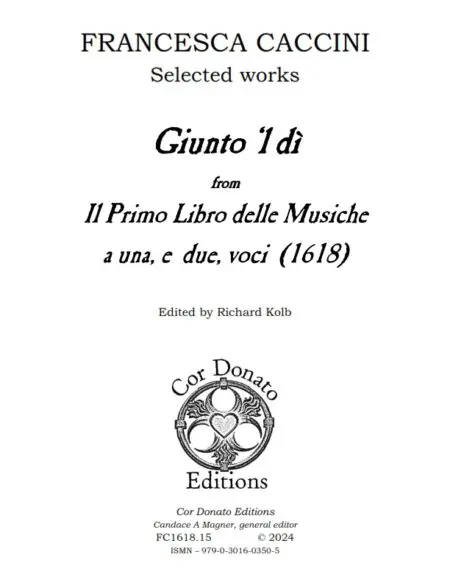 Giunto 'l dì che dovea'l Cielo