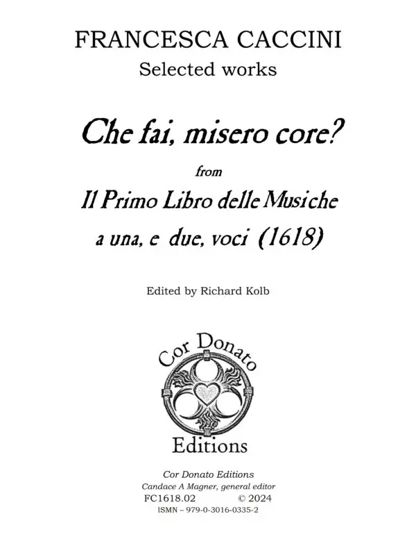 Che fai, misero core?