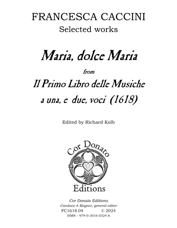 Maria, dolce Maria